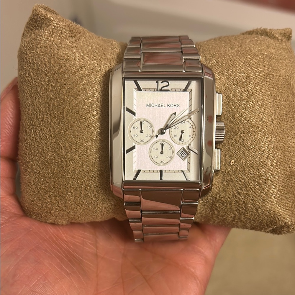 Michael Kors Silver Tote Bag
